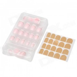 UÑAS ADHESIVAS Nº4, SET 24 PIEZAS + ADHESIVO